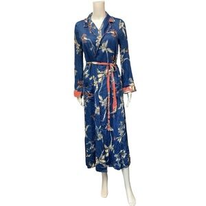 Alexis Long Floral Robe Size: S